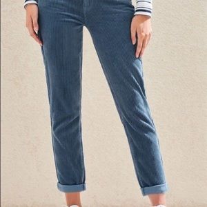 Pacsun Dusty Blue Corduroy Mom Jeans